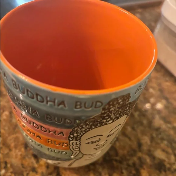 Buddha Mug Cup by Spectrum Luster Glazed Mood - Picture 7 of 7